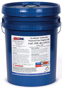AMSOIL Synthetic Vehicular Natural Gas Engine Oil