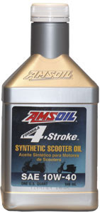 AMSOIL Formula 4-Stroke 10W-40 Synthetic Scooter Oil