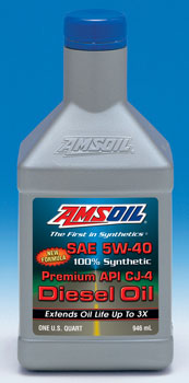 AMSOIL Synthetic 5W-40 API CJ-4 Diesel Oil