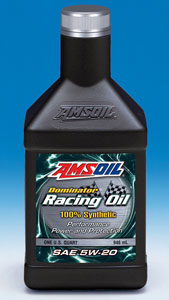 AMSOIL Dominator® Synthetic 5W-20 Racing Oil
