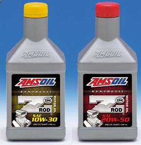 AMSOIL Z-ROD™ 10W-30 & 20W-50 Synthetic Motor Oil